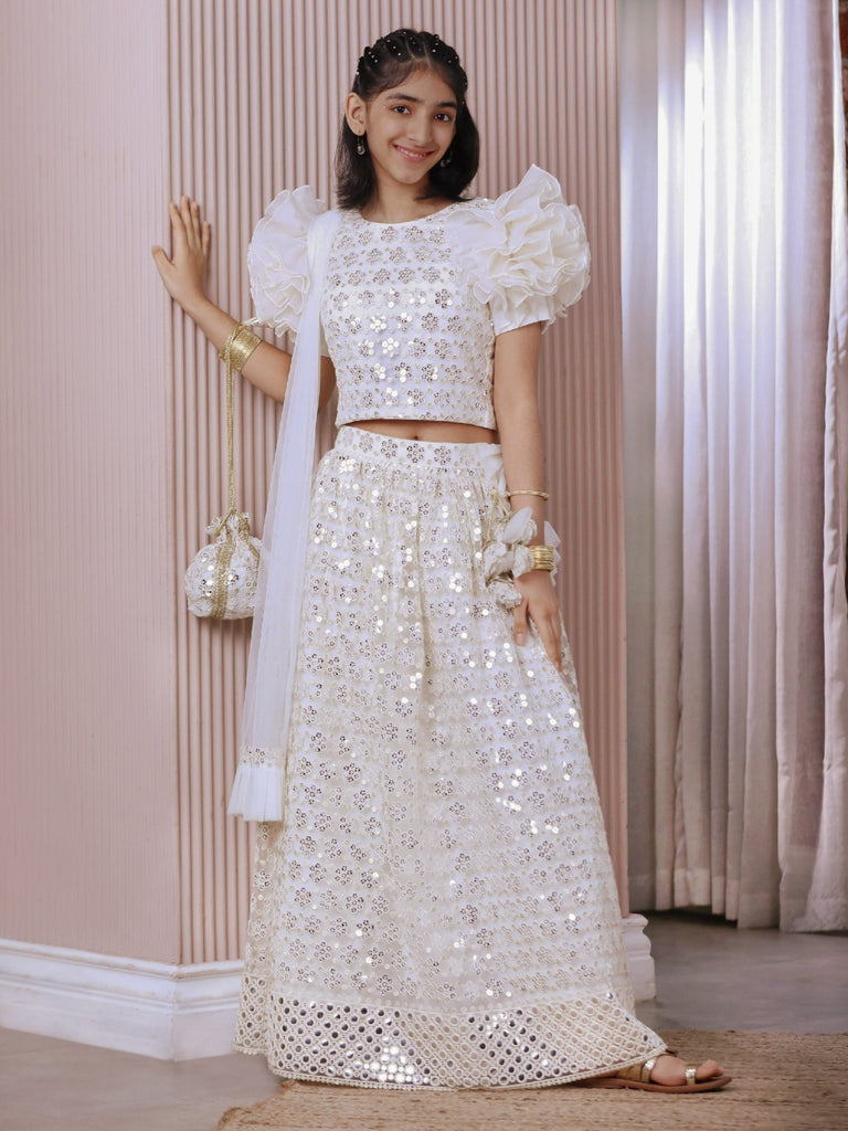 Snow White Lehenga SetLEHENGAFREE SPARROW