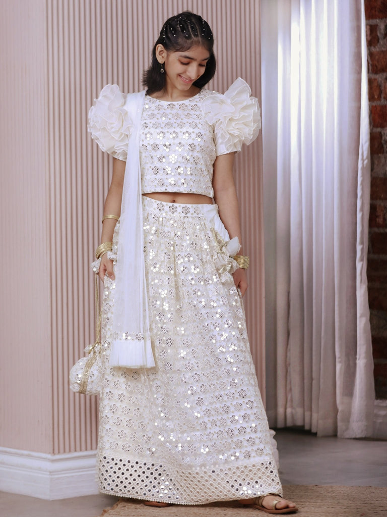 Snow White Lehenga SetLEHENGAFREE SPARROW