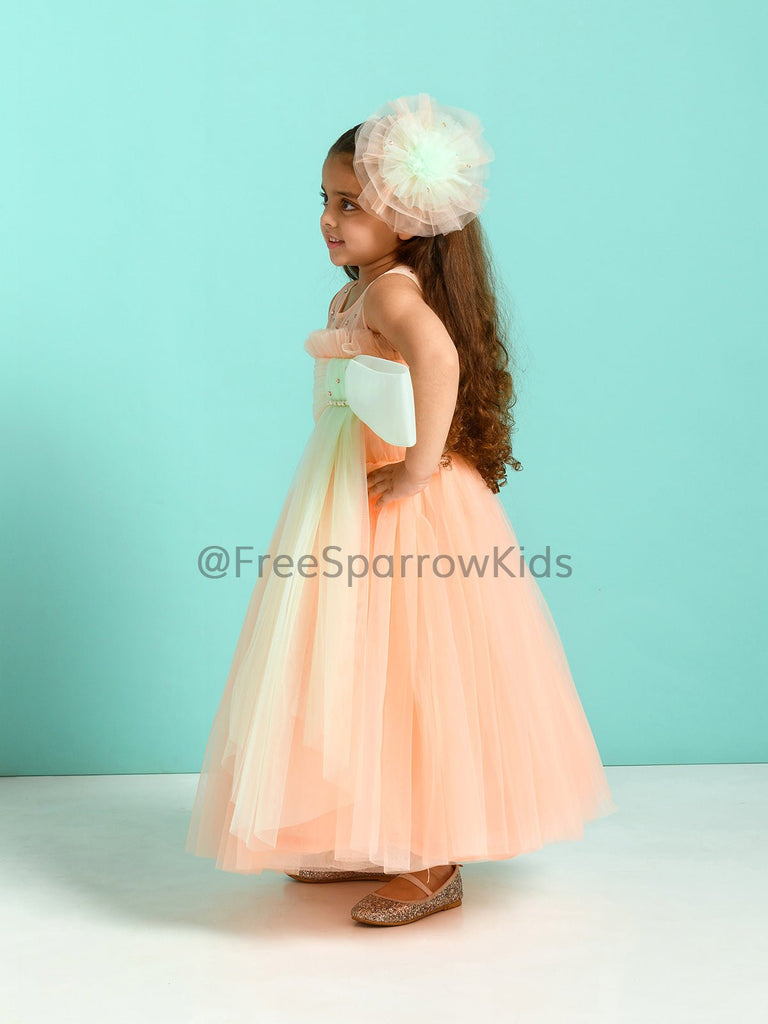 Tiffany Mint Gown With Hair ClipGOWNFREE SPARROW