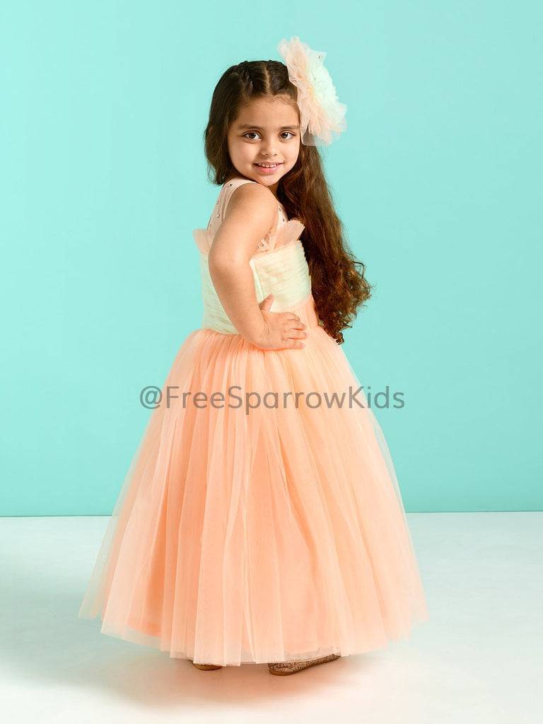 Tiffany Mint Gown With Hair ClipGOWNFREE SPARROW